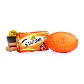Santoor sandal and turmeric soap