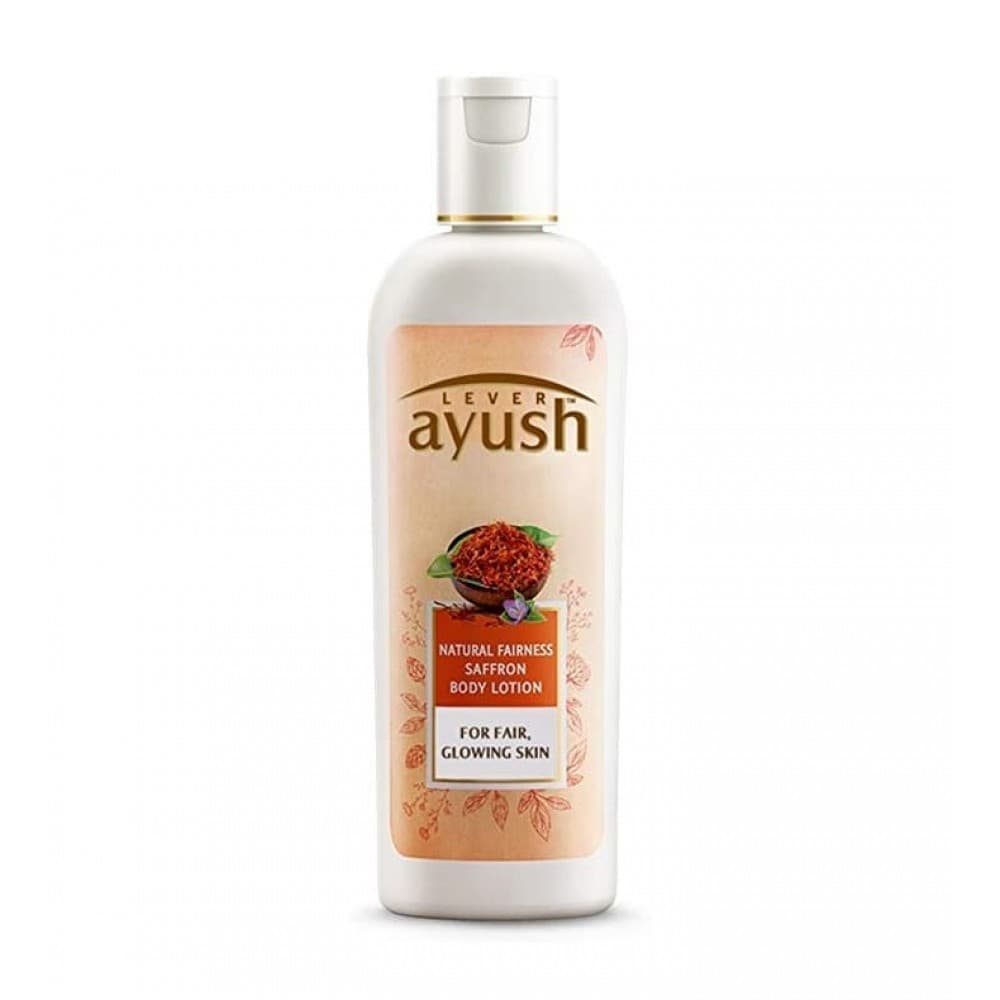 Lever Ayush natural fairness saffron body lotion