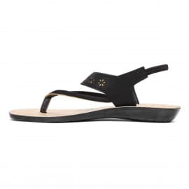 Paragon women's solea black casual sandal