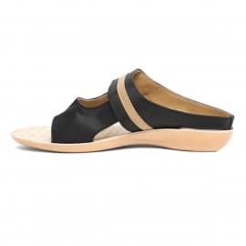 Paragon women's solea black casual sandal