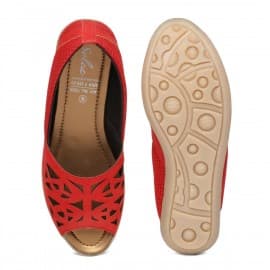 Paragon women's red solea plus sandals