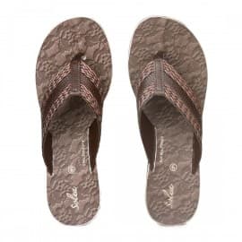 Paragon women's brown solea casual flip-flops