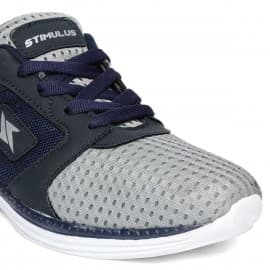 Paragon men's stimulus grey- blue casual shoes