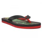 Paragon men's Black & Red stimulus flip-flops