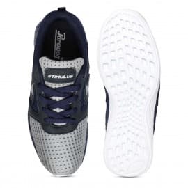 Paragon men's stimulus grey- blue casual shoes