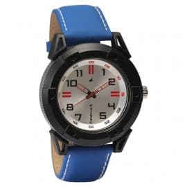 Fastrack silver dial analog watch