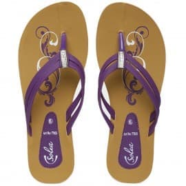 Paragon women's purple solea flip-flops