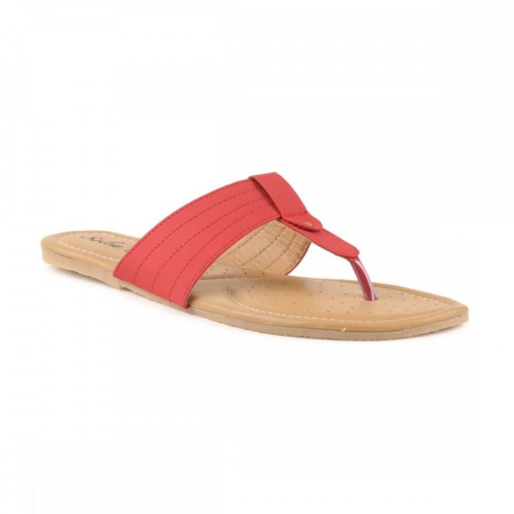 Paragon women's red solea plus flip-flops