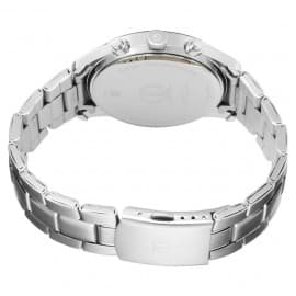 Titan silver dial stainless steel strap watch