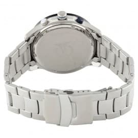 Titan octane white dial silver metal strap watch