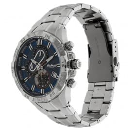 Titan blue dial stainless steel strap watch