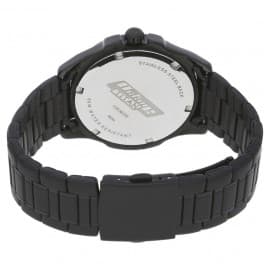 Titan anthracite dial Black metal strap watch