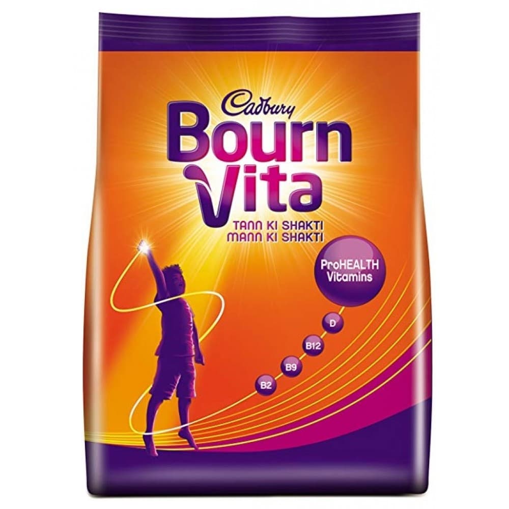 Cadbury Bournvita pro health vitamins chocolate drink pouch 
