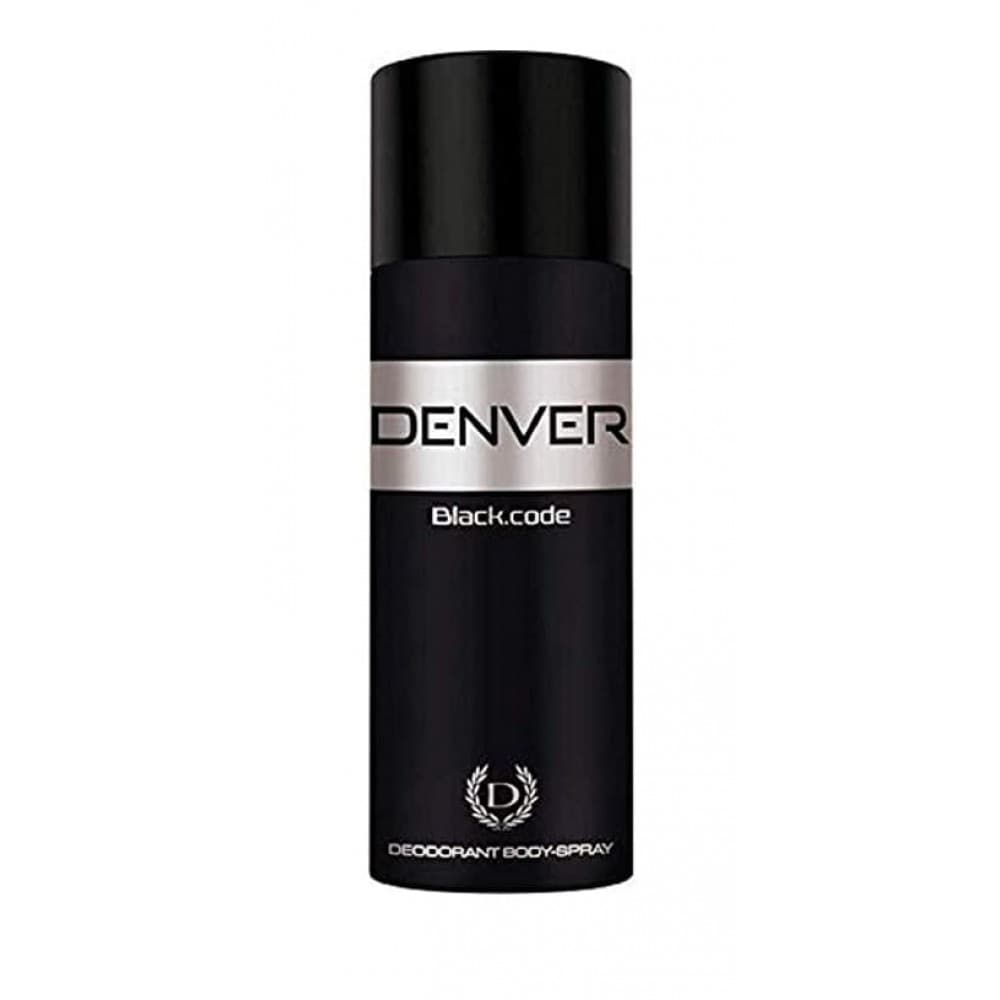 Denver black code deodorant body spray