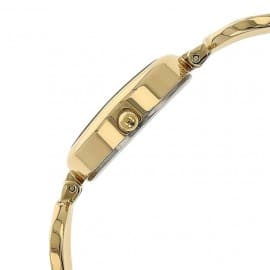 Titan Raga foliage champagne metal strap watch