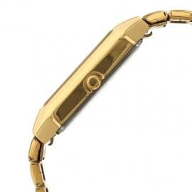 Titan golden Dial golden metal strap watch