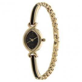 Titan Raga black dial metal strap watch