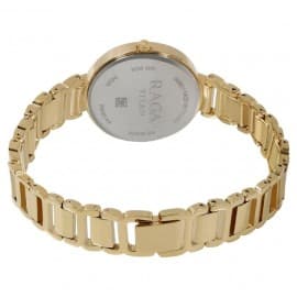 Titan Raga viva champagne dial metal strap watch