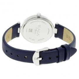 Titan Raga viva silver dial leather strap watch