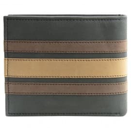 Titan black leather bifold wallet, TW185LM1GE