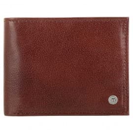 Titan maroon leather bifold wallet, TW211LM1BY