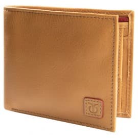 Titan Tan leather bifold wallet, TW164LM2TN