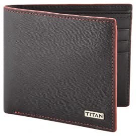 Titan brown leather bifold wallet, TW181LM2BR