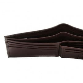 Titan black leather bifold wallet, TW169LM1DB
