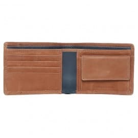 Titan Tan leather bifold wallet, TW215LM1TN