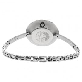 Titan Raga mother of pearl dial silver metal strap watch