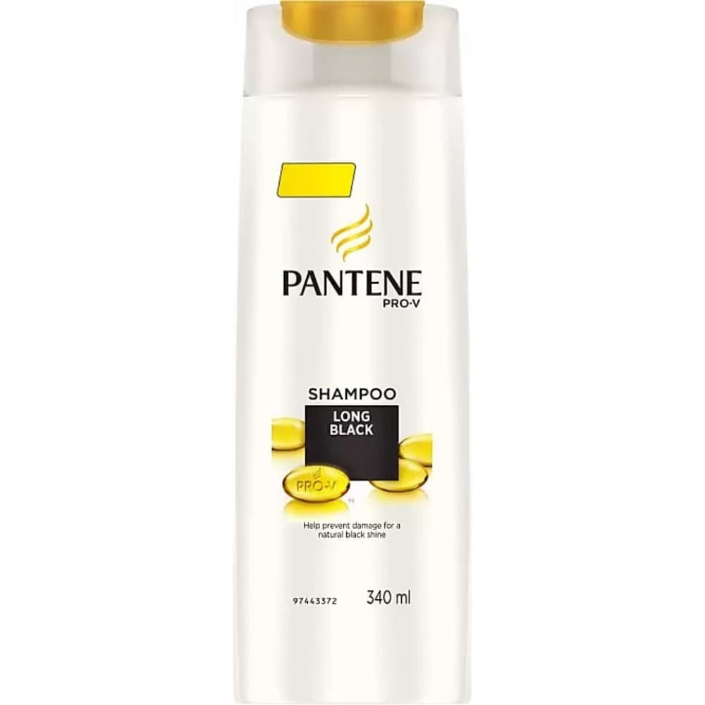 Pantene pro-v long black shampoo