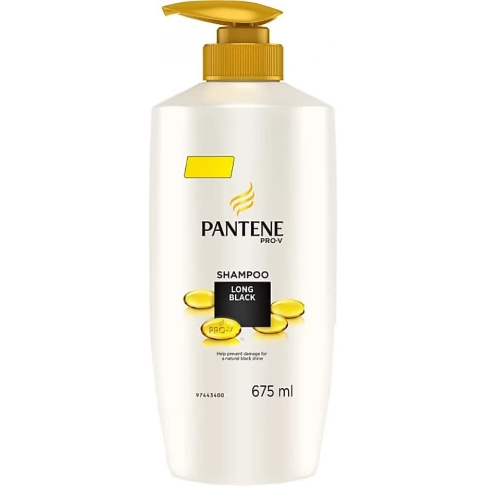 Pantene pro-v long black shampoo