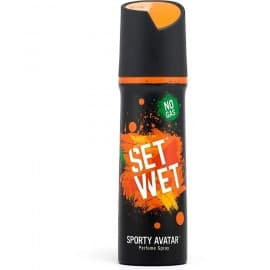 Set wet sporty perfume body spray