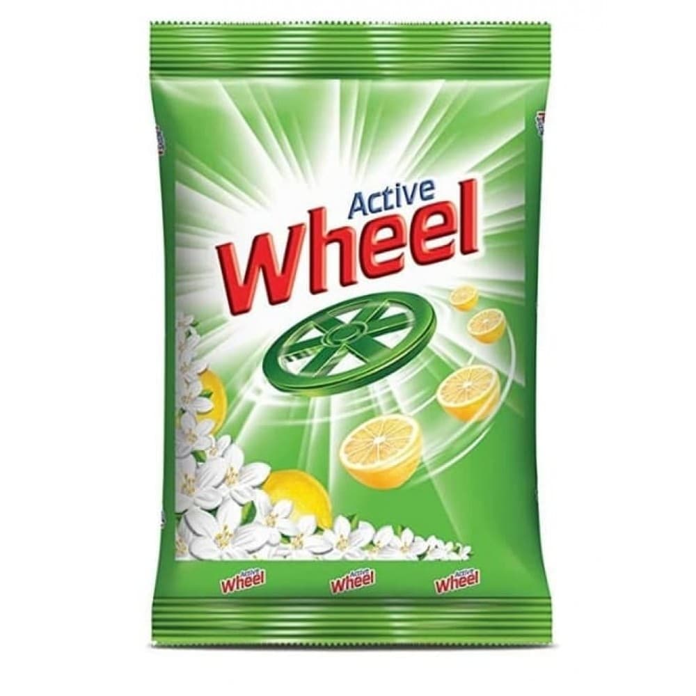 Active wheel detergent powder