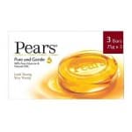 Pears pure and gentle soap, (3x75g)