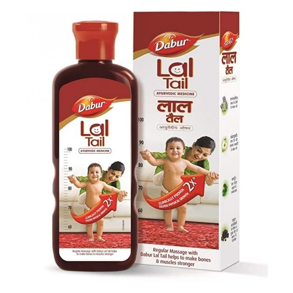 Dabur lal tail ayurvedic baby massage oil